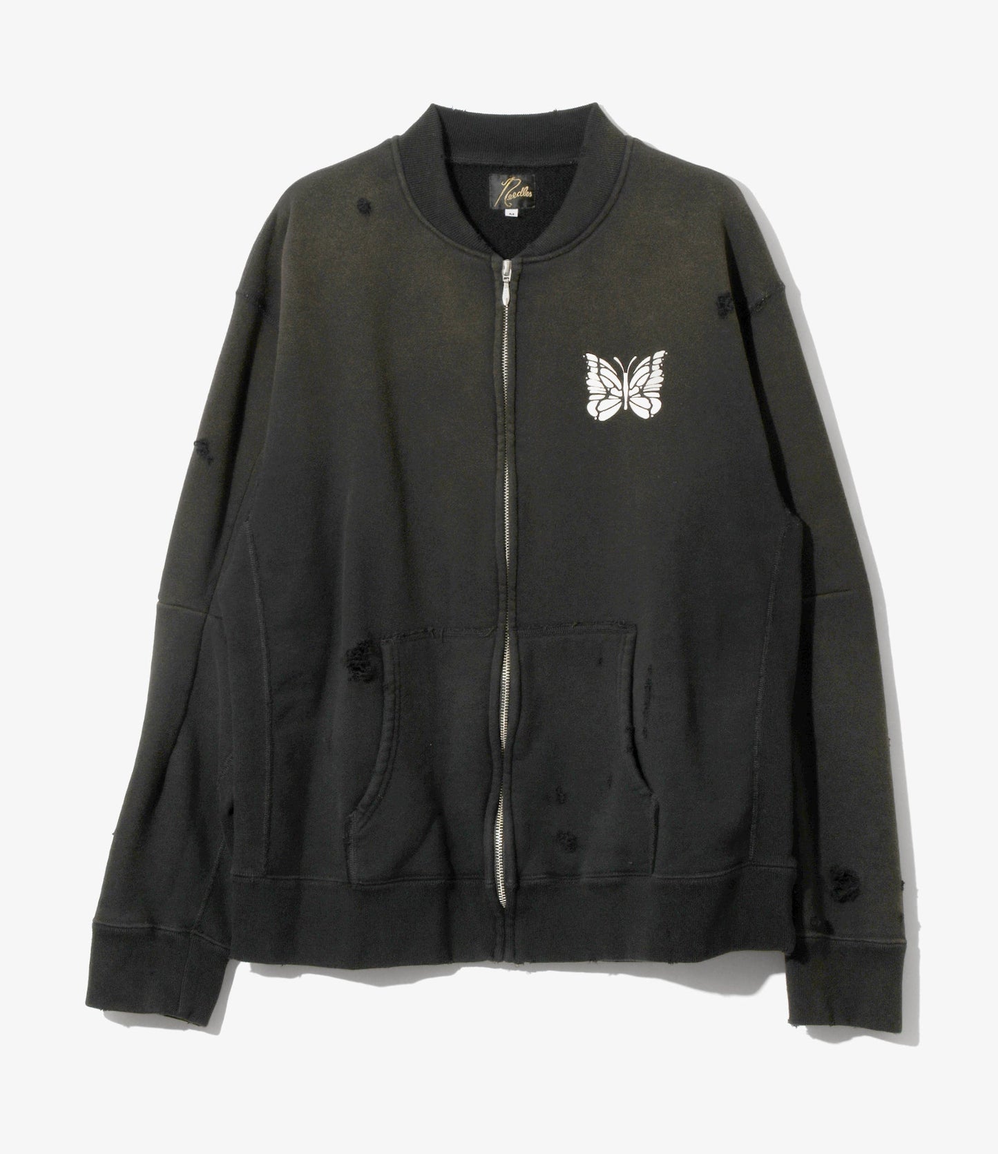 Needles Deconstructed Zipped Sweat