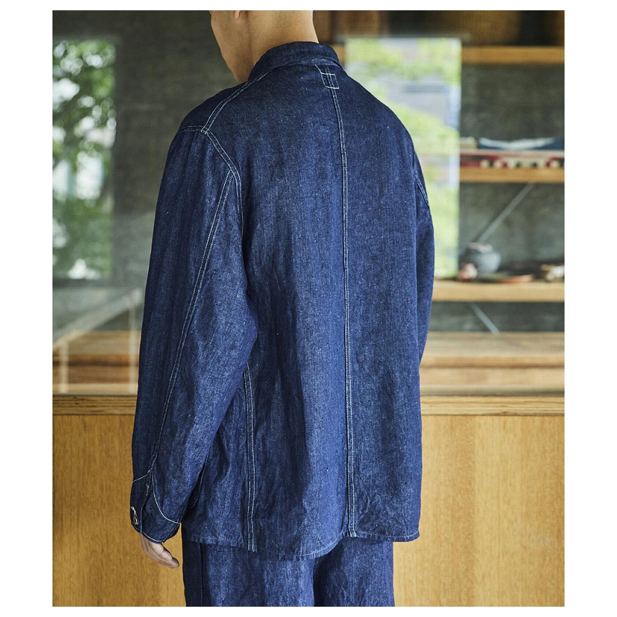 orSlow WWII 40'S Linen Denim Coverall