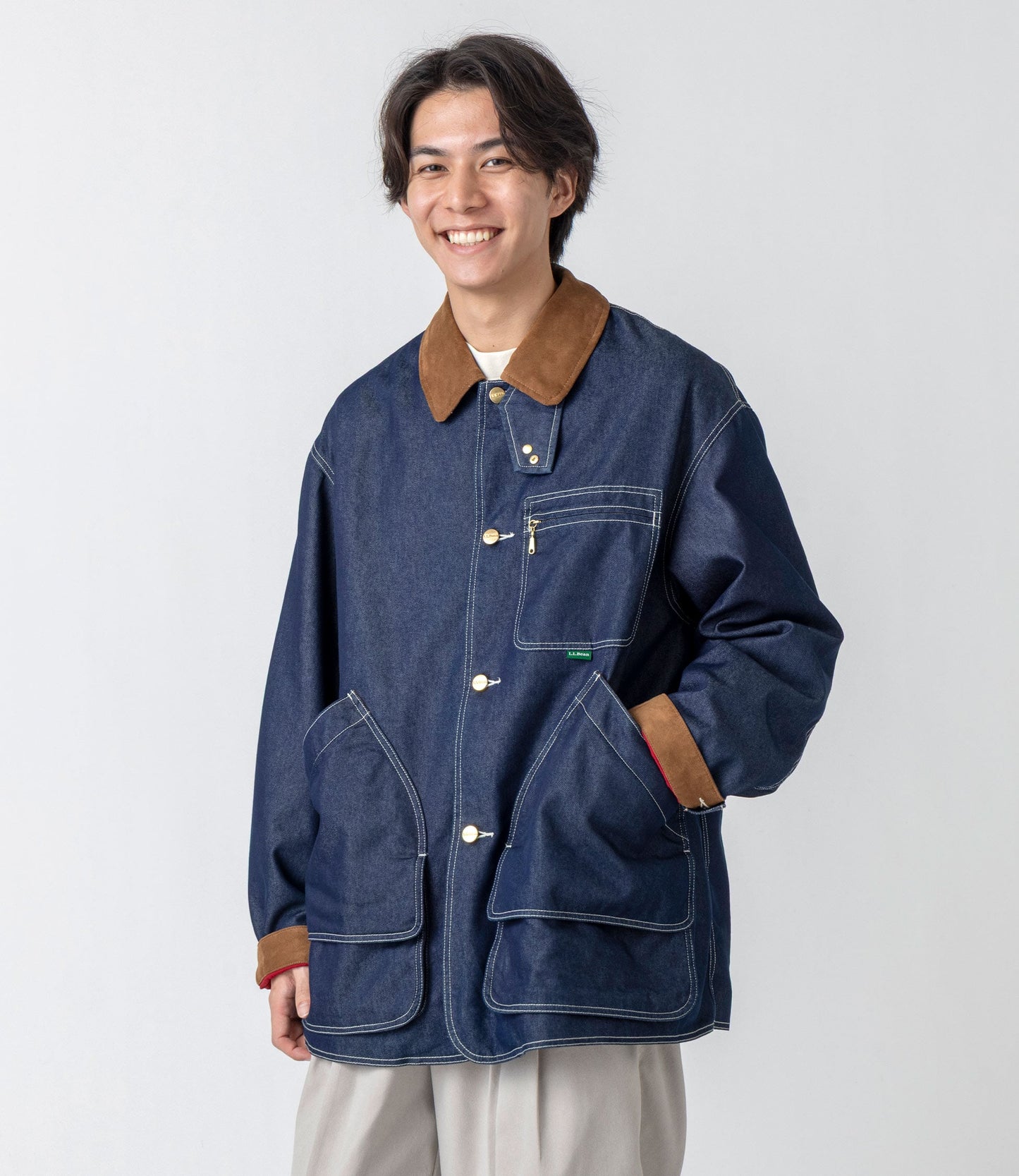 L.L.Bean JAPAN EDITION Bean's Field Coat Fleece-Lined Indigo