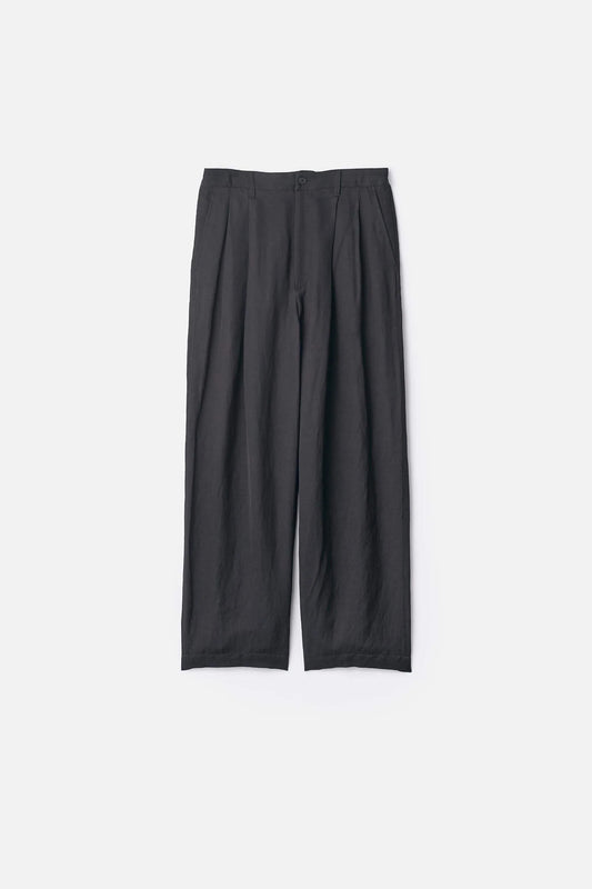 ssstein VIS/LI BRIGHT TWILL WIDE EASY TROUSERS