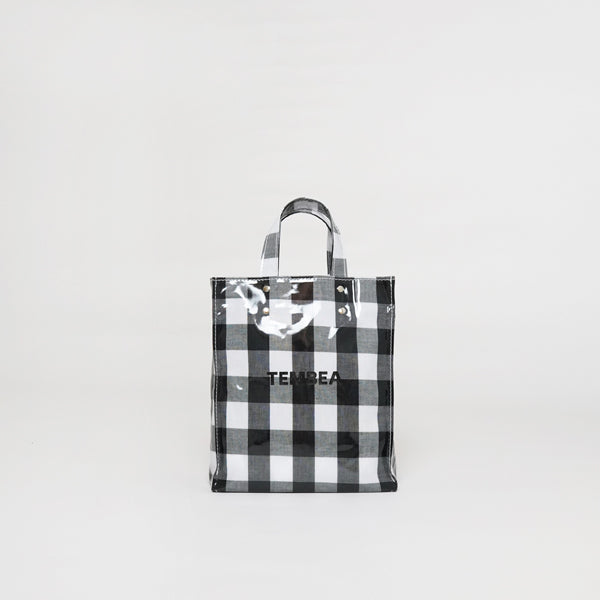 TEMBEA PVC PAPER TOTE SMALL GINGHAM – unexpected store