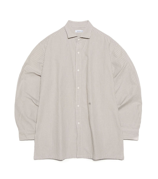 nanamica Micro Plaid Wind Shirt