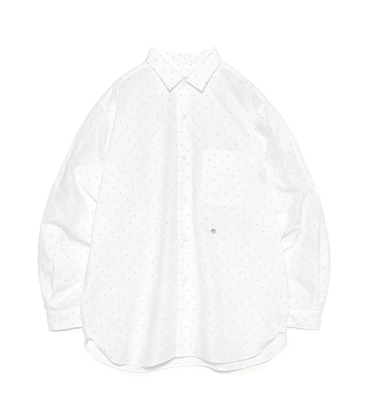 nanamica Regular Collar Dot Wind Shirt