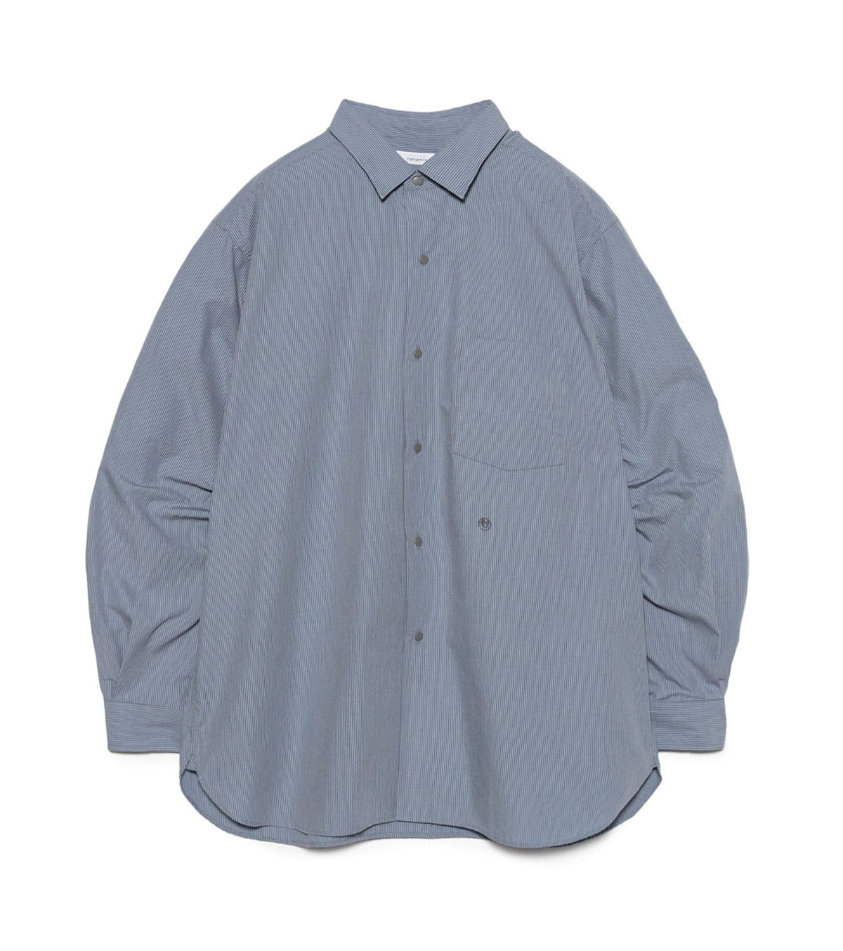 nanamica Regular Collar Striped Wind Shirt