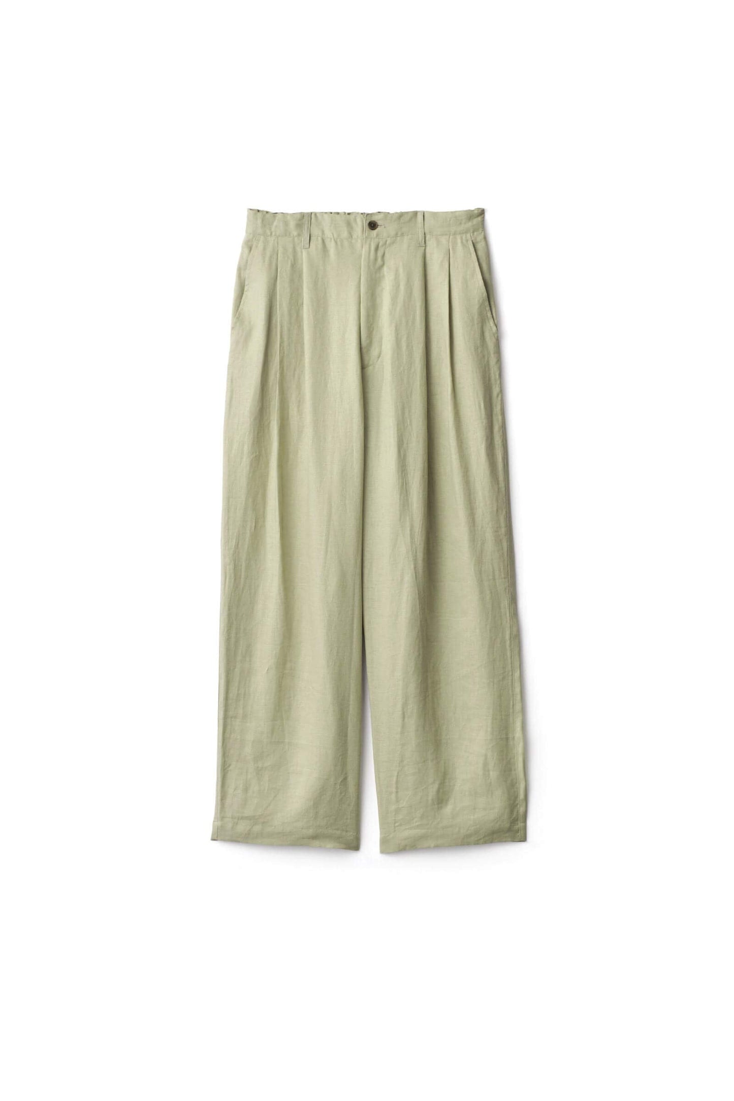 ssstein LIGHT LINEN WIDE EASY TROUSERS