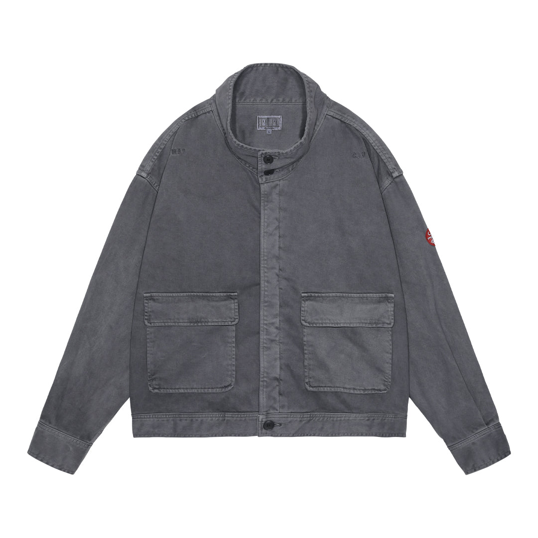 Cav Empt C.E OVERDYE BRUSHED COTTON BUTTON JACKET