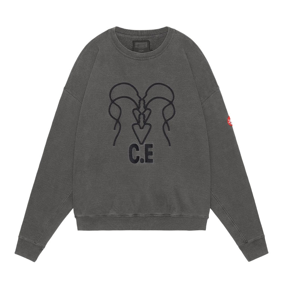 Cav Empt C.E OVERDYE WB HEADS x 4 C.E CREW NECK