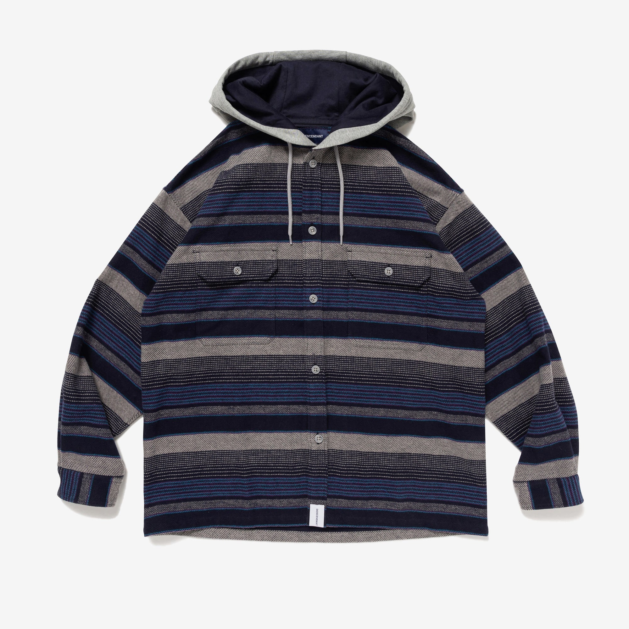 DESCENDANT SPICOLI HOODED LS SHIRT – unexpected store