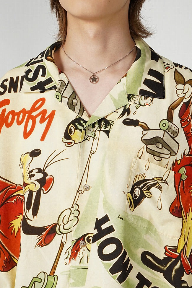 Porter Classic DISNEY V/P PC ALOHA COLLECTION ALOHA SHIRT / GOOFY①