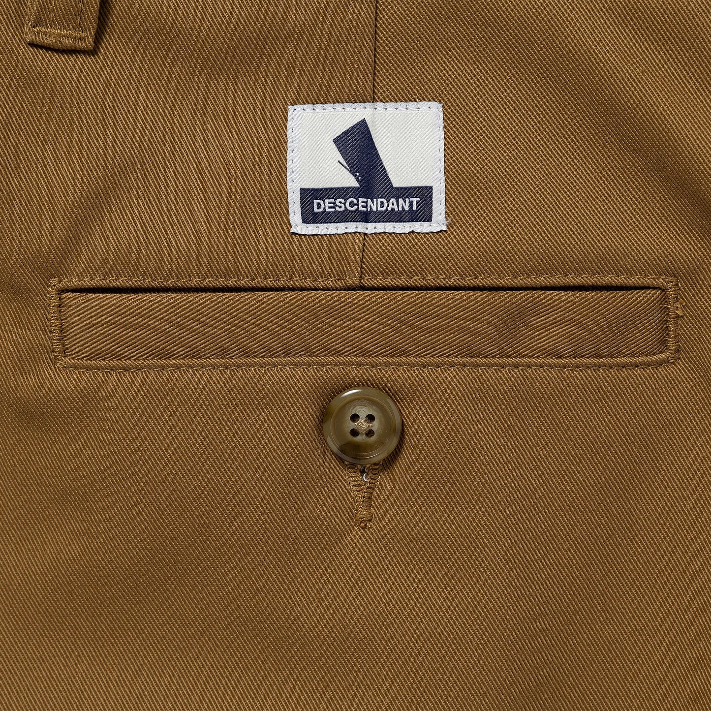 DESCENDANT DC-3 ORGANIC COTTON TWILL TROUSERS