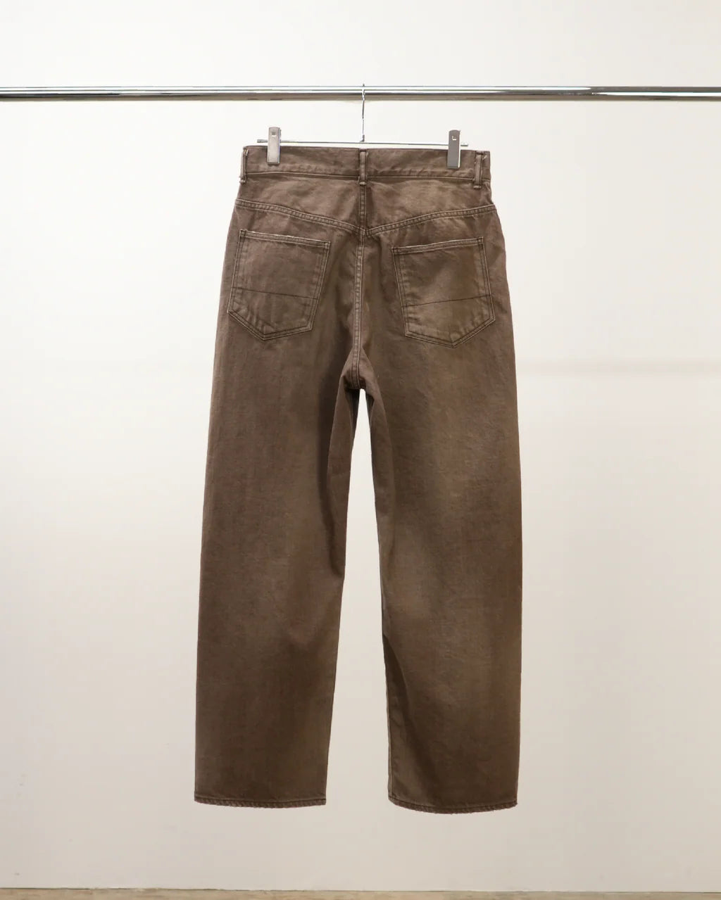ANCELLM DENIM PANTS #02 AGING01 (BROWN) – unexpected store