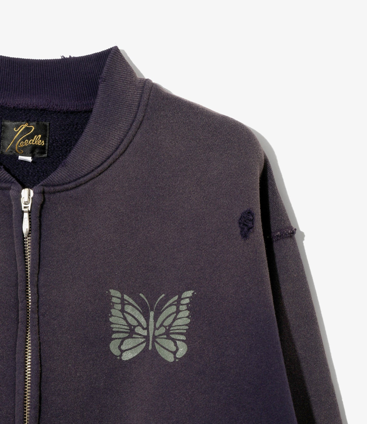 Needles Deconstructed Zipped Sweat