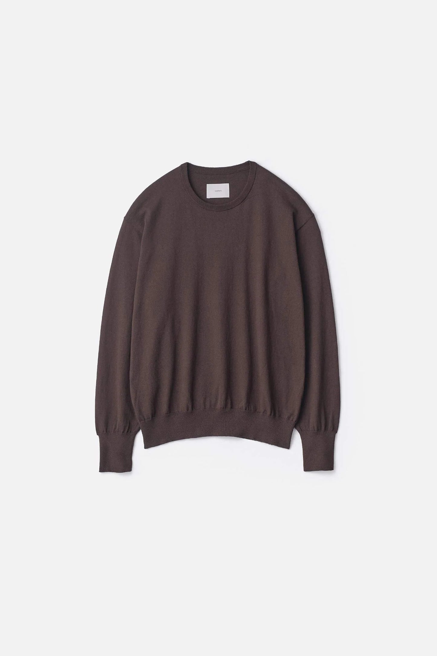 ssstein ORGANIC COTTON KNIT CREW NECK LS