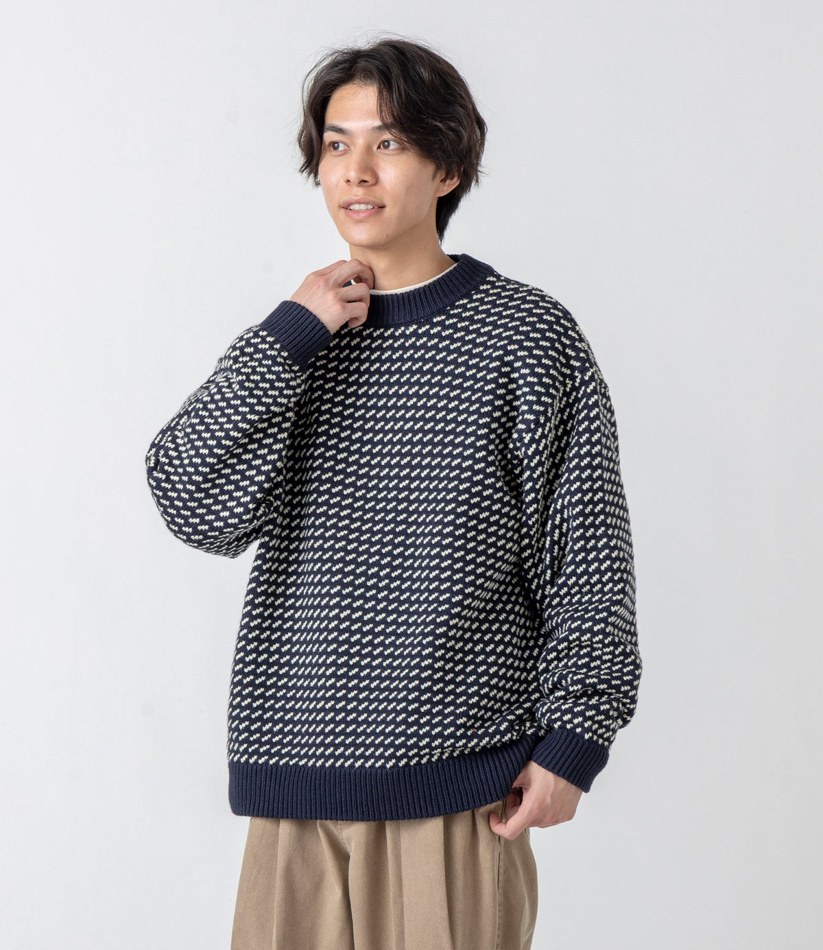 L.L.Bean JAPAN EDITION Wayne Sweater Bird's-Eye