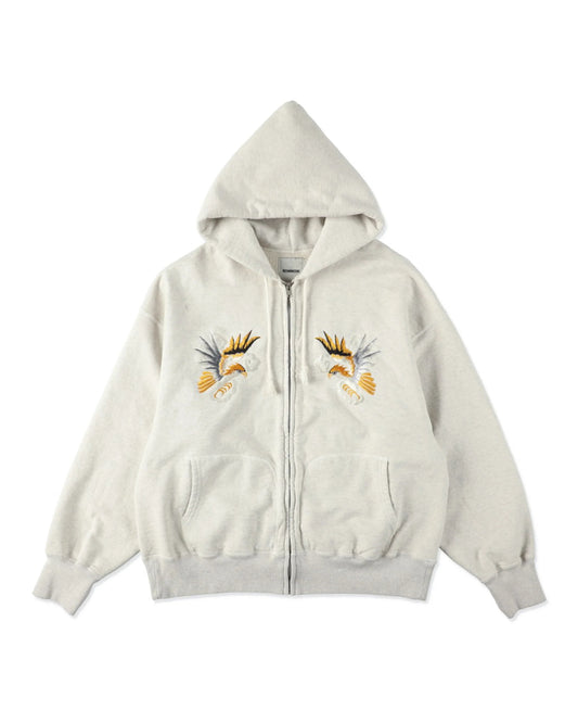 BOW WOW SUKAJAN EMB ZIP HOODIE AGED