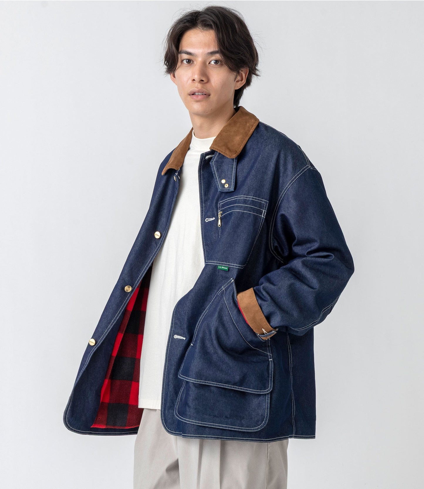 L.L.Bean JAPAN EDITION Bean's Field Coat Fleece-Lined Indigo