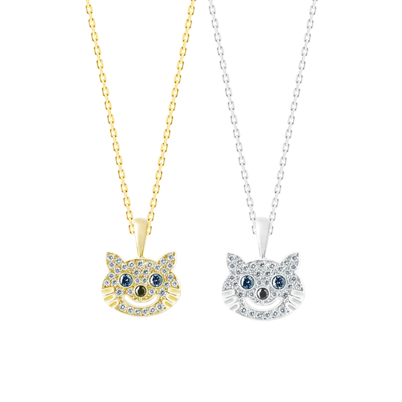 EYEFUNNY Smile cat S head (blue diamond eyes)