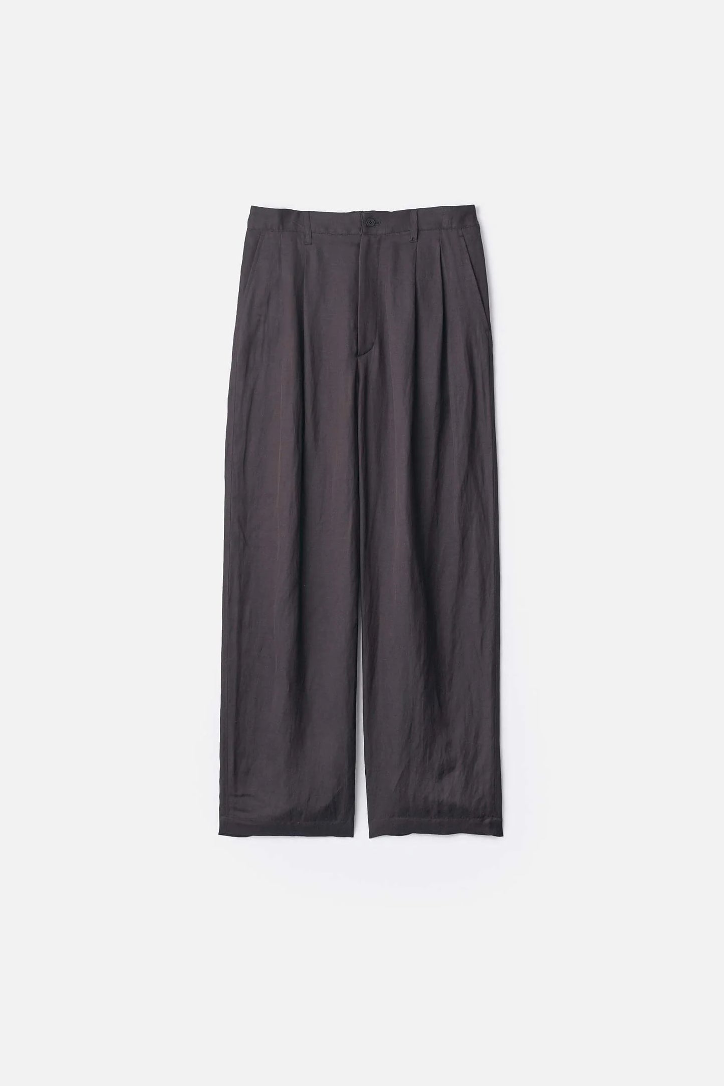 ssstein VIS/LI BRIGHT TWILL WIDE EASY TROUSERS