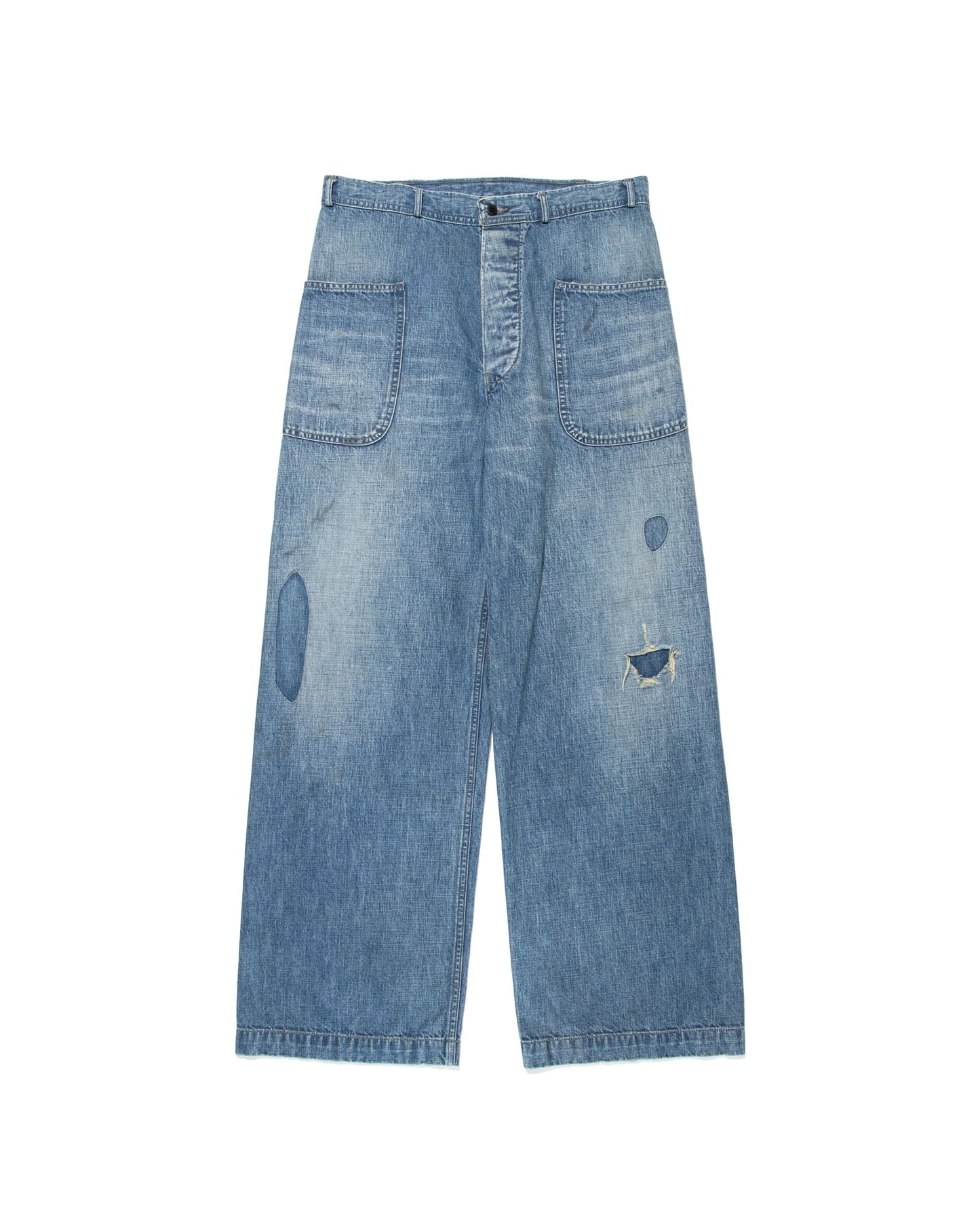 BOW WOW USN M44 DUNGAREE TROUSERS SIDE SEAMLESS