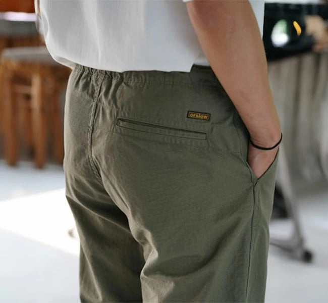 orSlow NEW YORKER ARMY PANTS (Army Green)