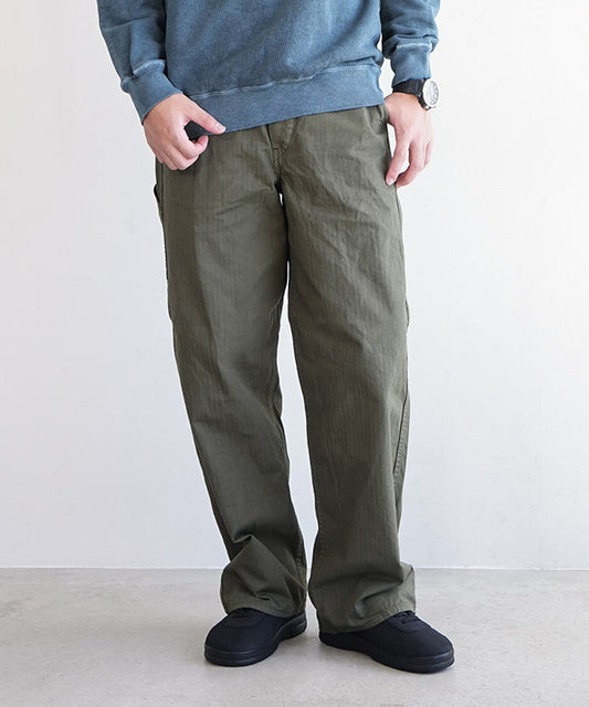 orSlow WIDE FIT FRENCH WORK PANTS Coffee Brown