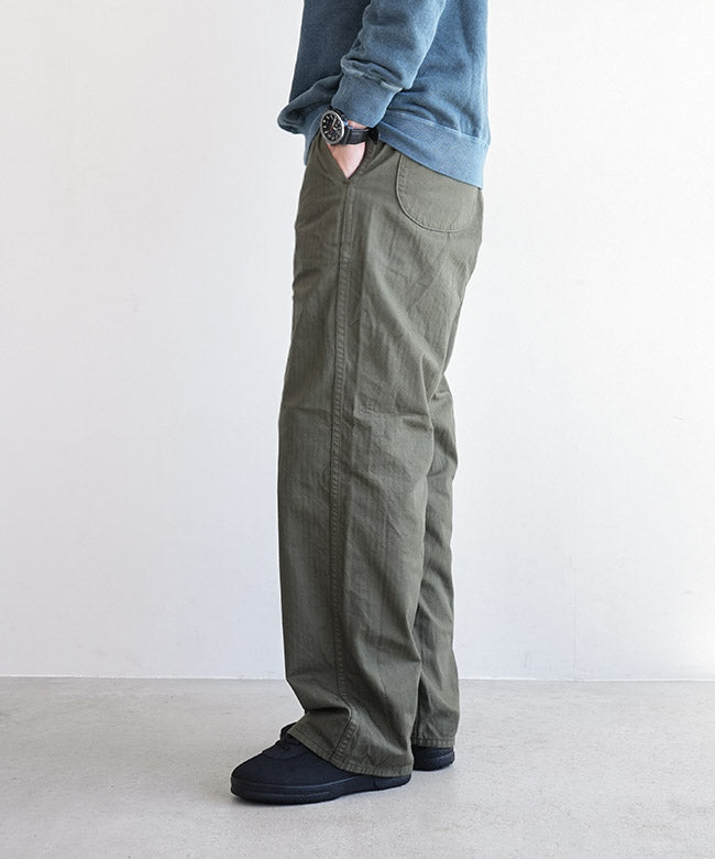 orSlow WIDE FIT FRENCH WORK PANTS Coffee Brown