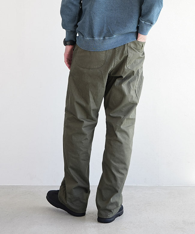 orSlow WIDE FIT FRENCH WORK PANTS Coffee Brown