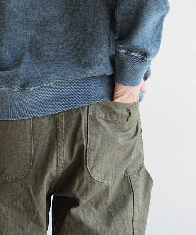 orSlow WIDE FIT FRENCH WORK PANTS Coffee Brown