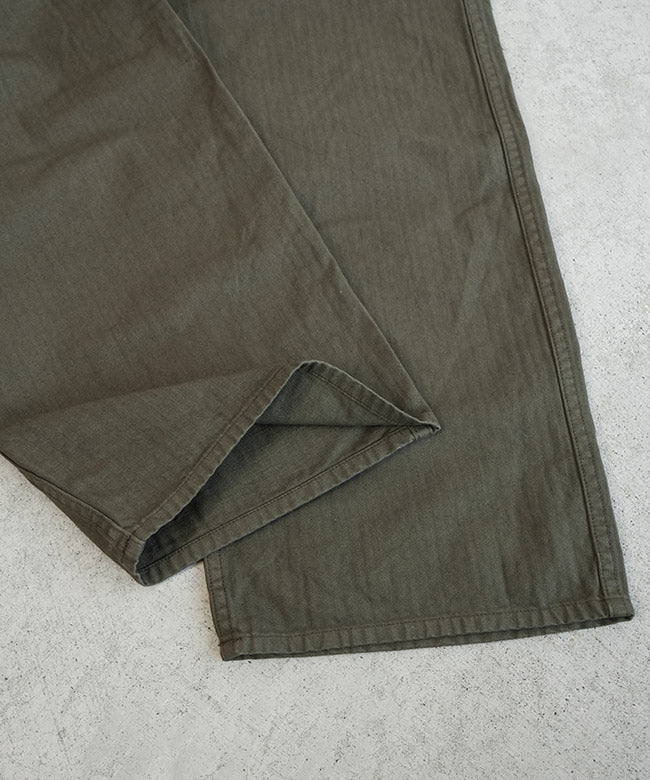 orSlow WIDE FIT FRENCH WORK PANTS Coffee Brown