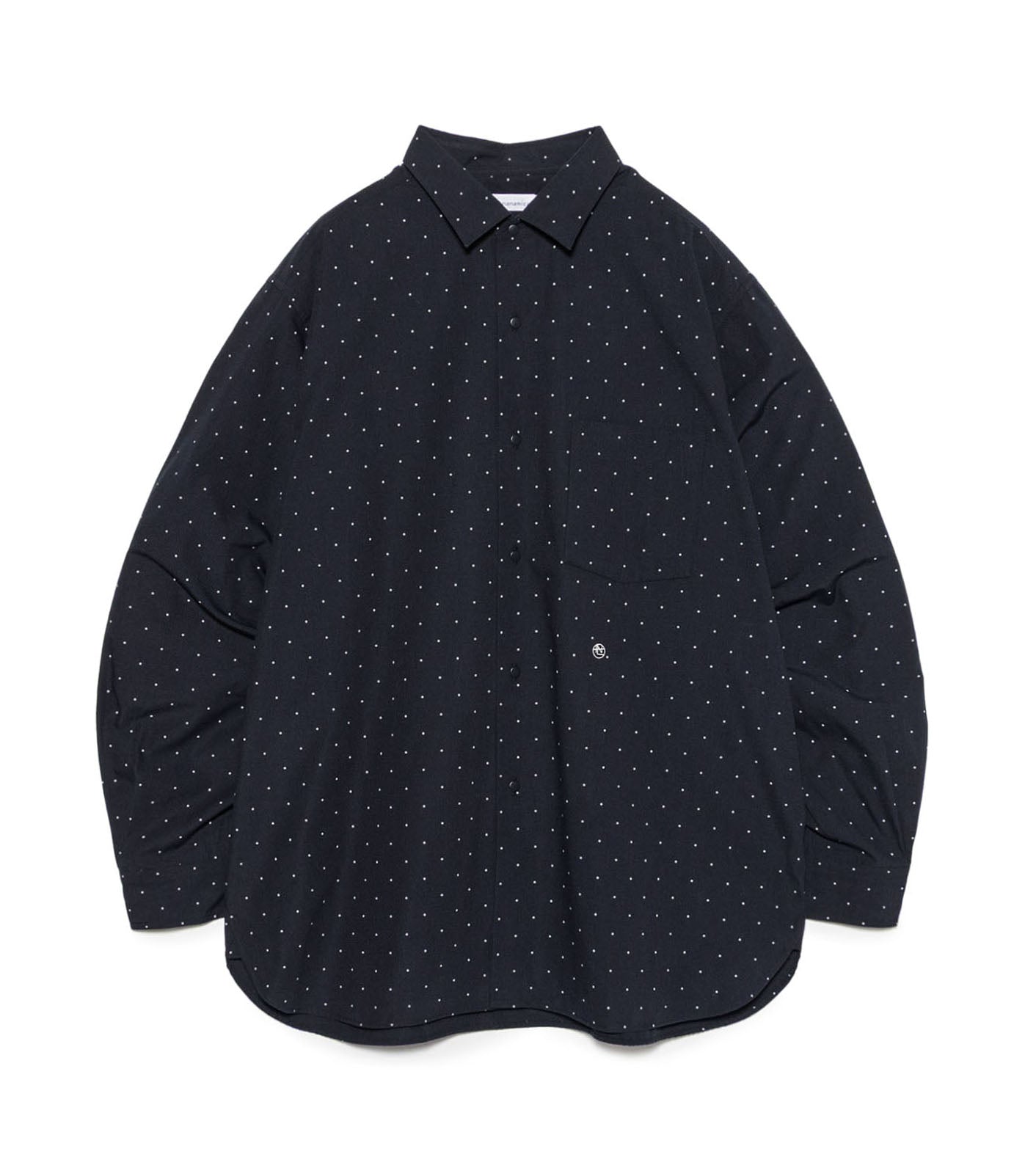 nanamica Regular Collar Dot Wind Shirt