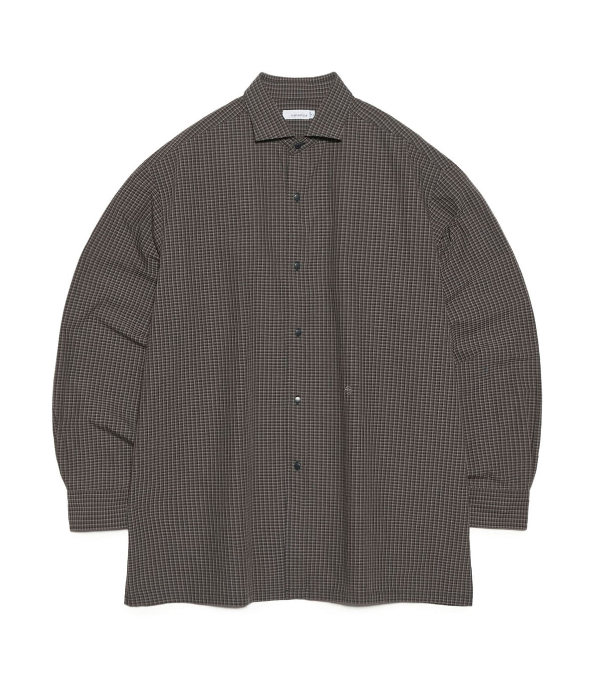 nanamica Micro Plaid Wind Shirt