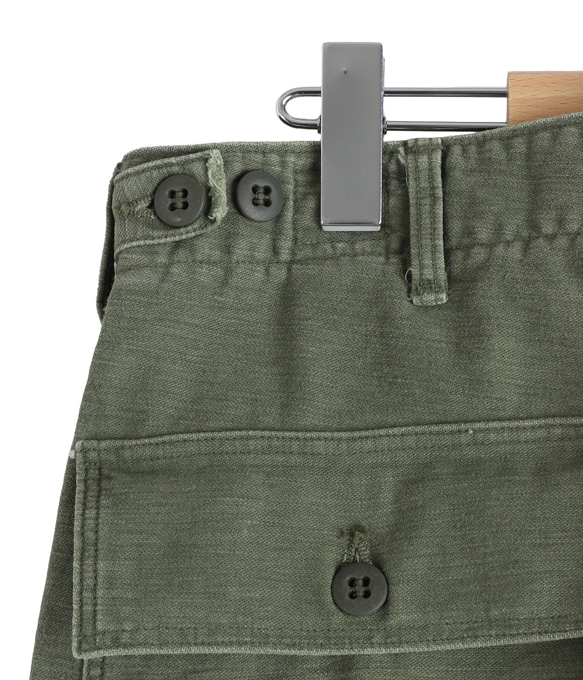 orSlow REAL USED WASH VINTAGE FIT FATIGUE PANTS Dark Olive Stone