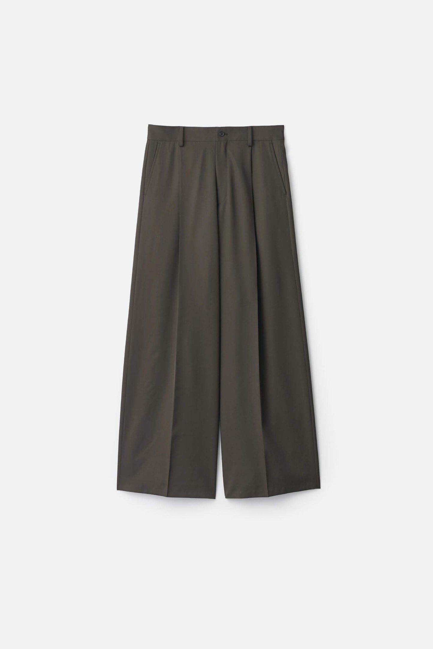 ssstein EXTRA WIDE TROUSERS (2/90 WOOL GABARDINE)