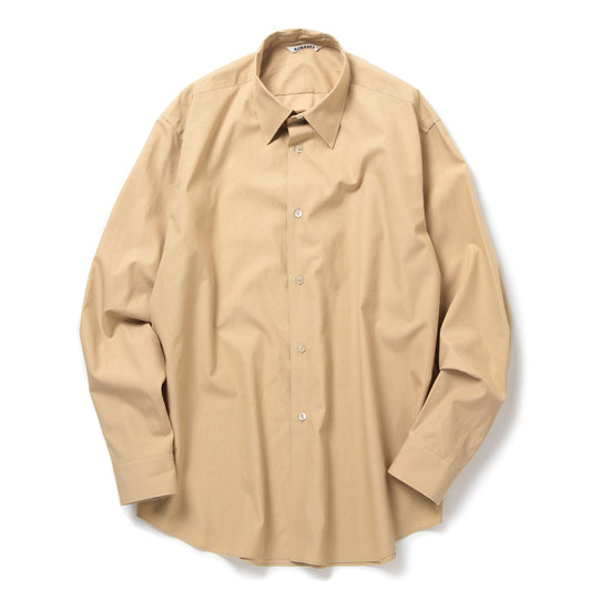 AURALEE WASHED FINX TWILL SHIRT