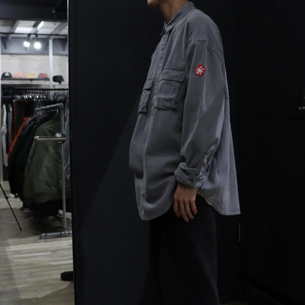 Cav Empt C.E OVERDYE COLOUR DENIM BIG SHIRT