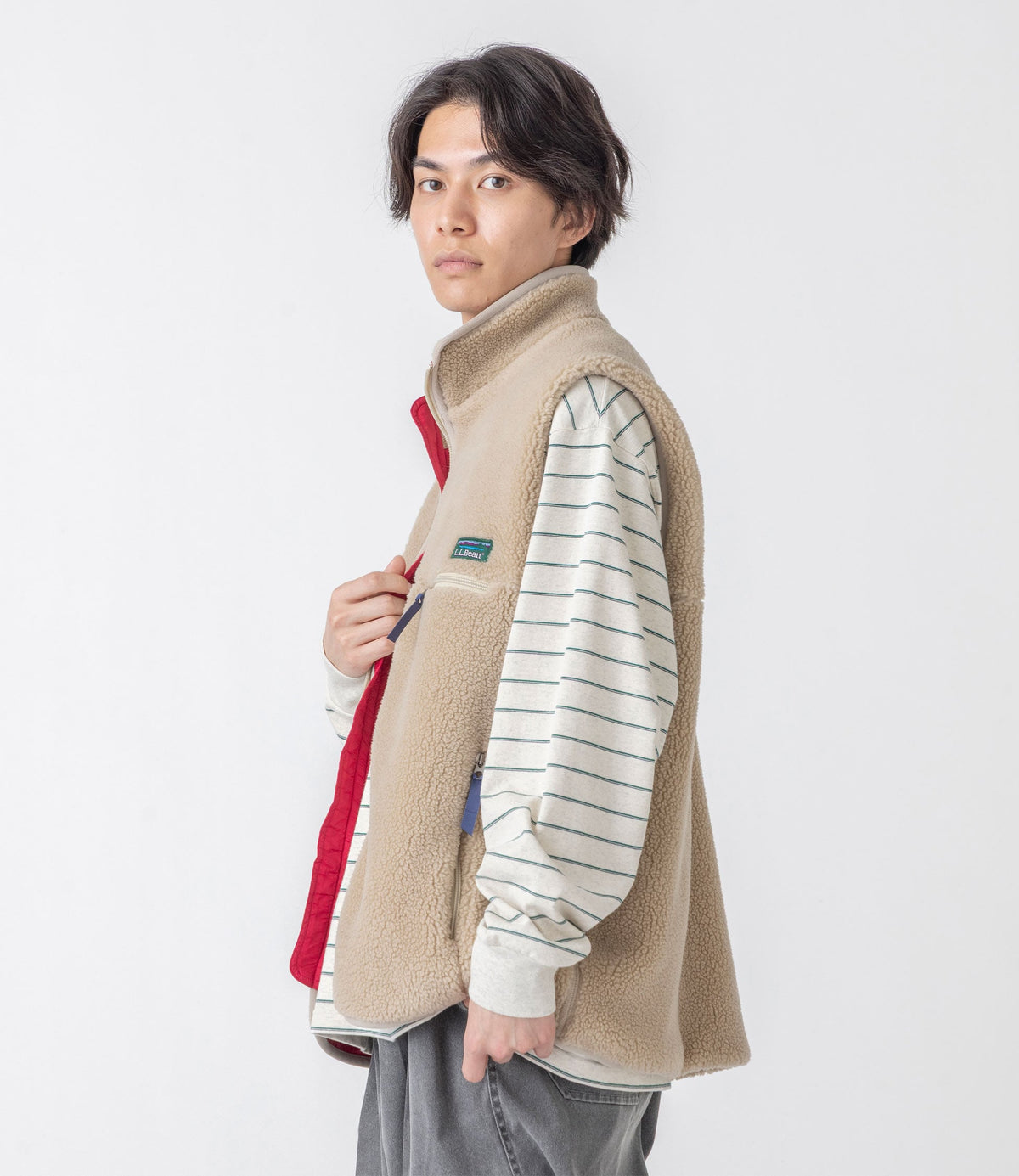 L.L.Bean JAPAN EDITION Topsham Boa Fleece Vest