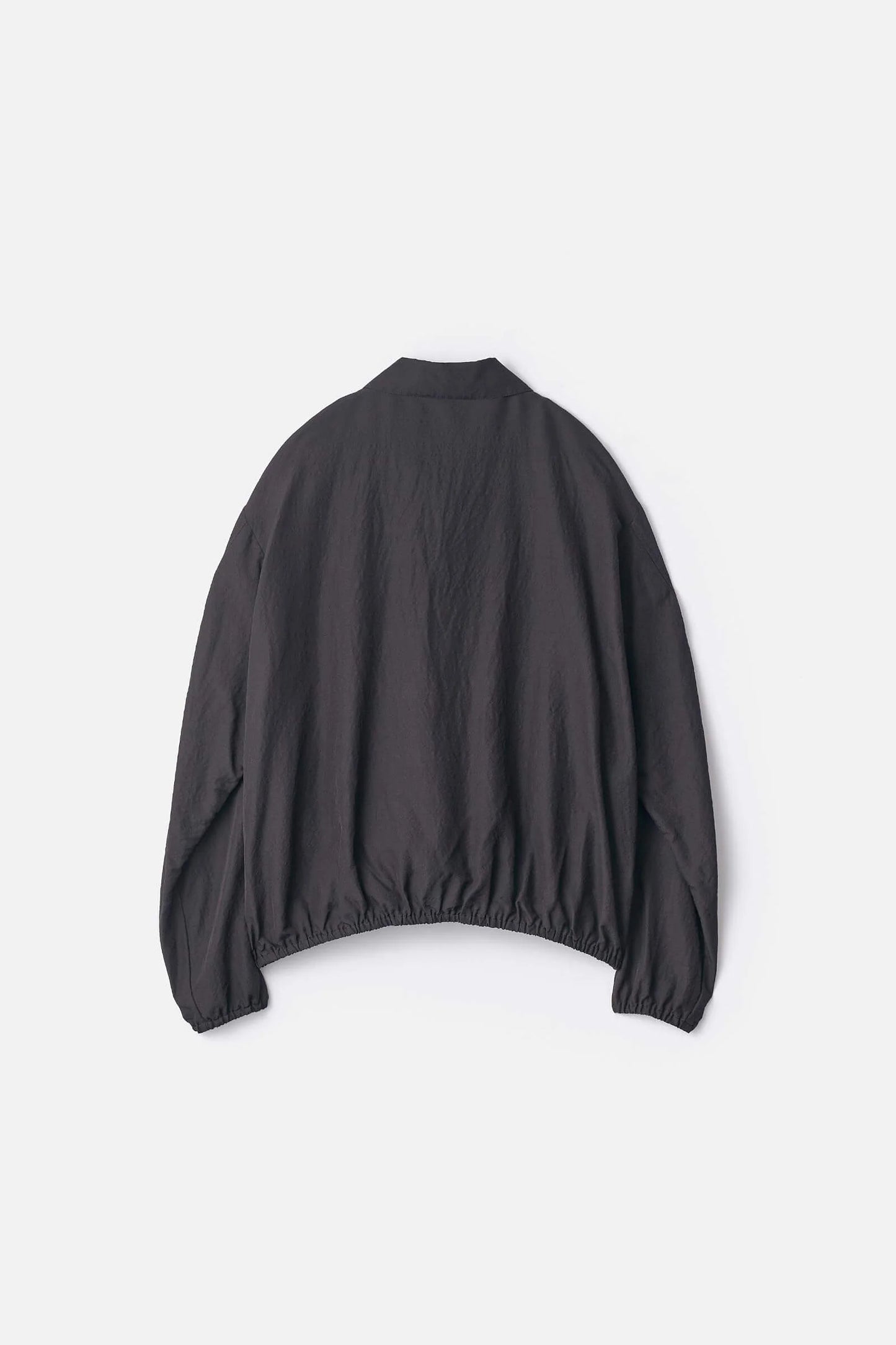 ssstein Wool Silk Collared Zip Jacket