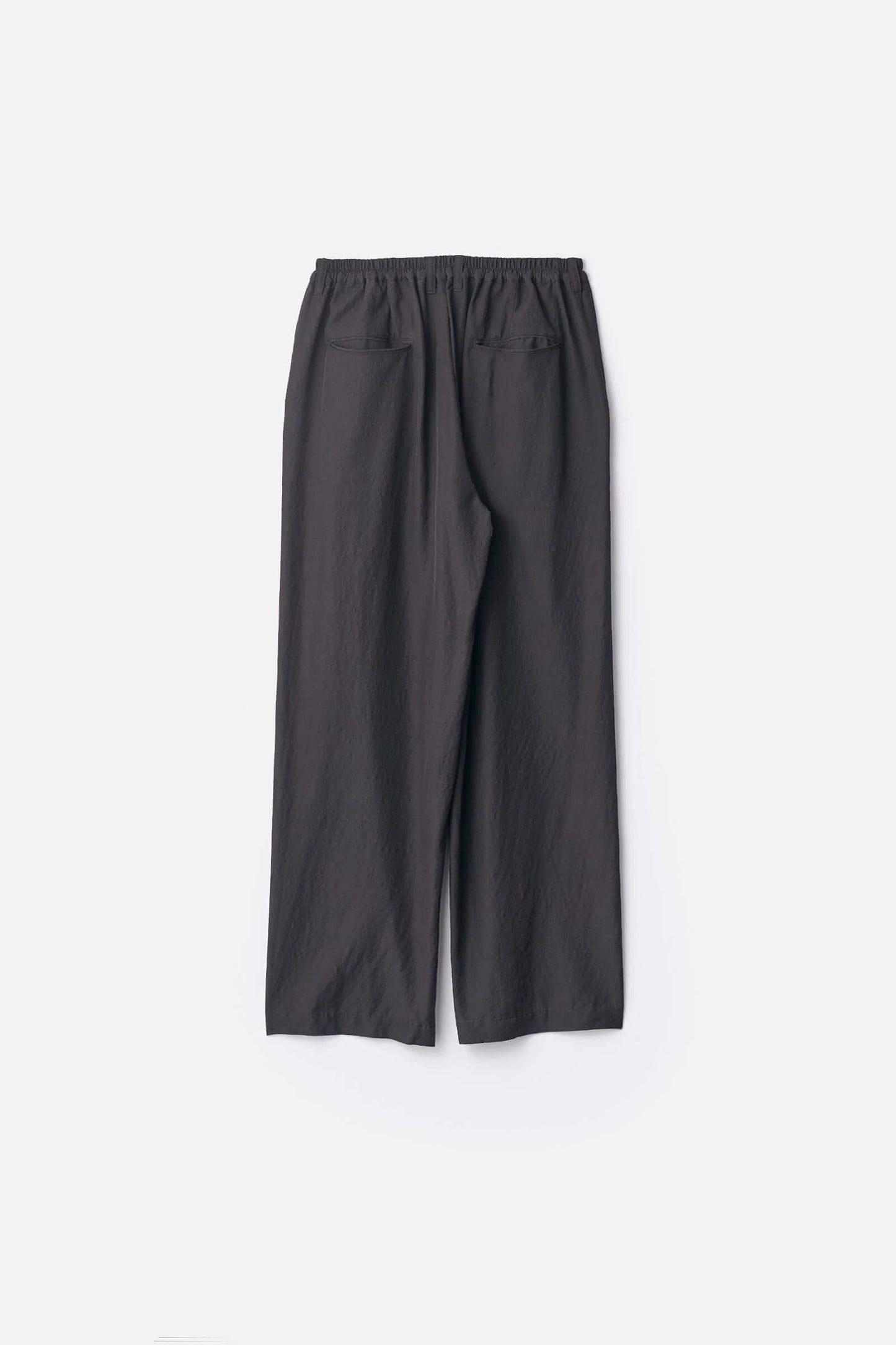 ssstein WOOL SILK WIDE EASY TROUSERS