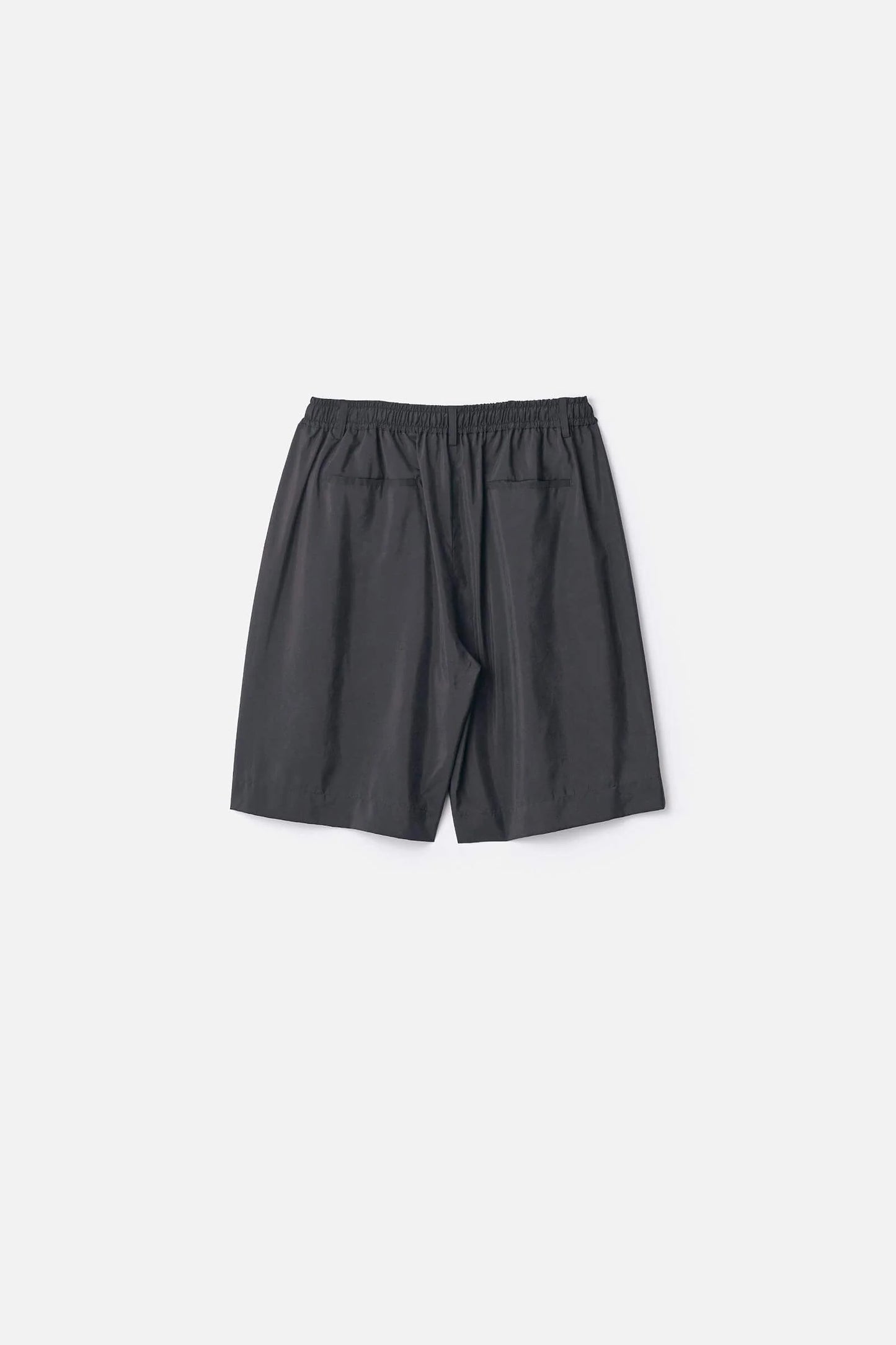 ssstein SILK NYLON WIDE EASY SHORT TROUSERS