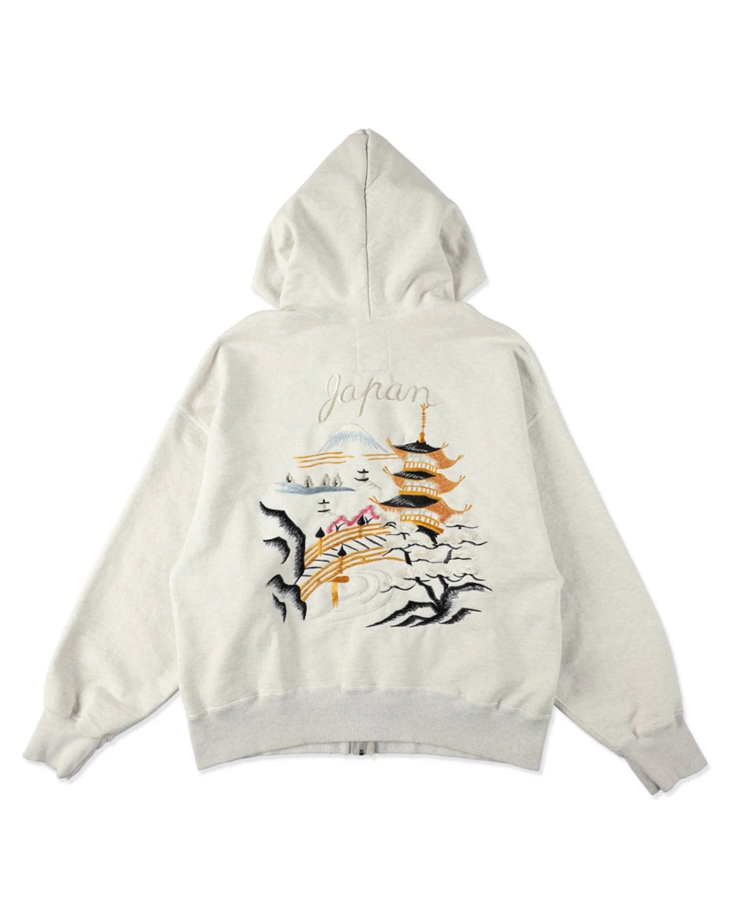 BOW WOW SUKAJAN EMB ZIP HOODIE AGED