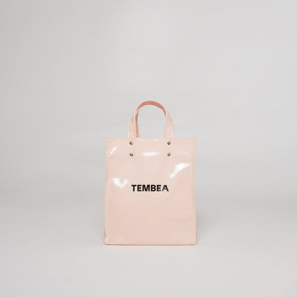 TEMBEA PVC PAPER TOTE SMALL LOGO