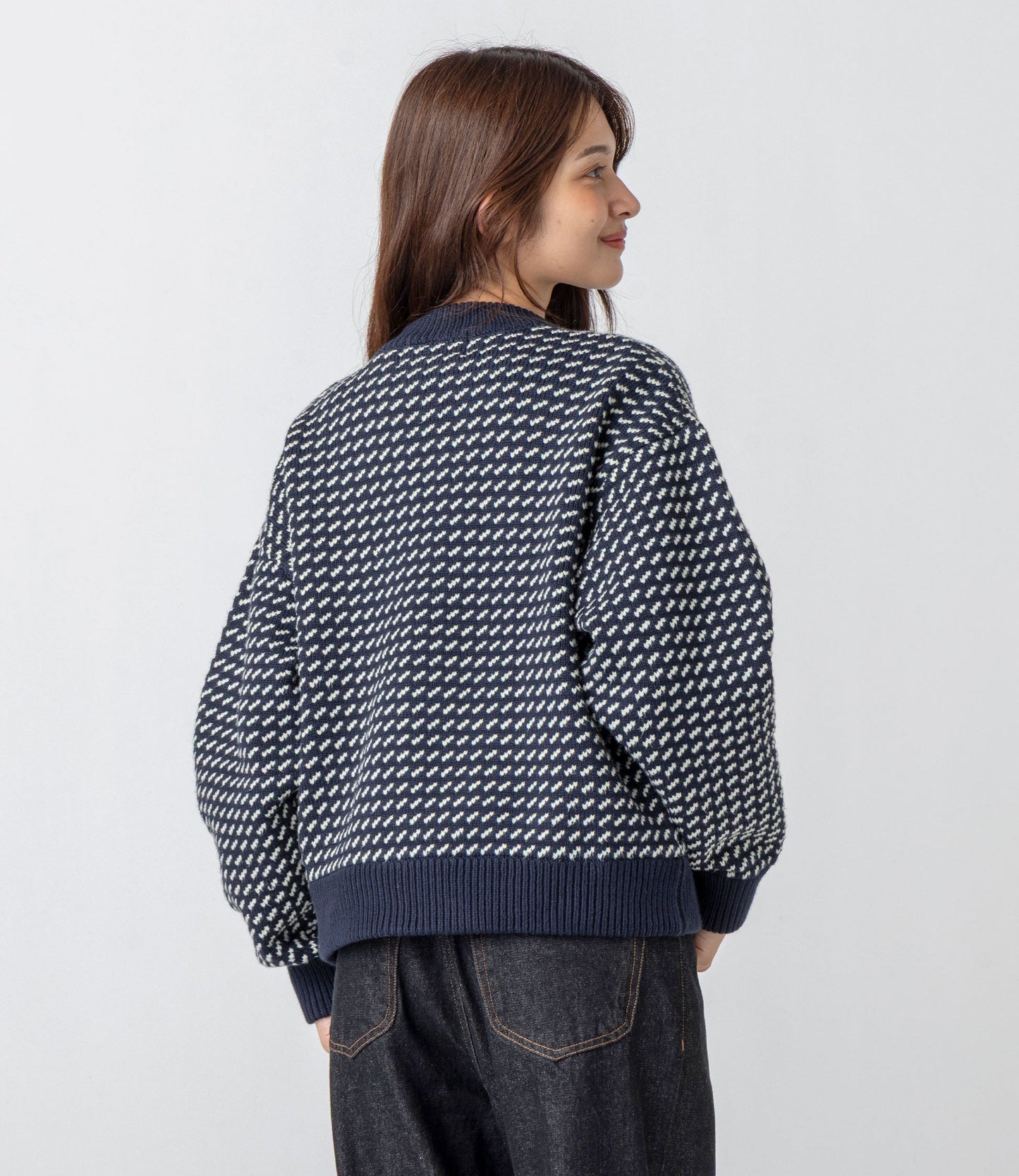 L.L.Bean JAPAN EDITION Women's Wayne Sweater Bird's-Eye