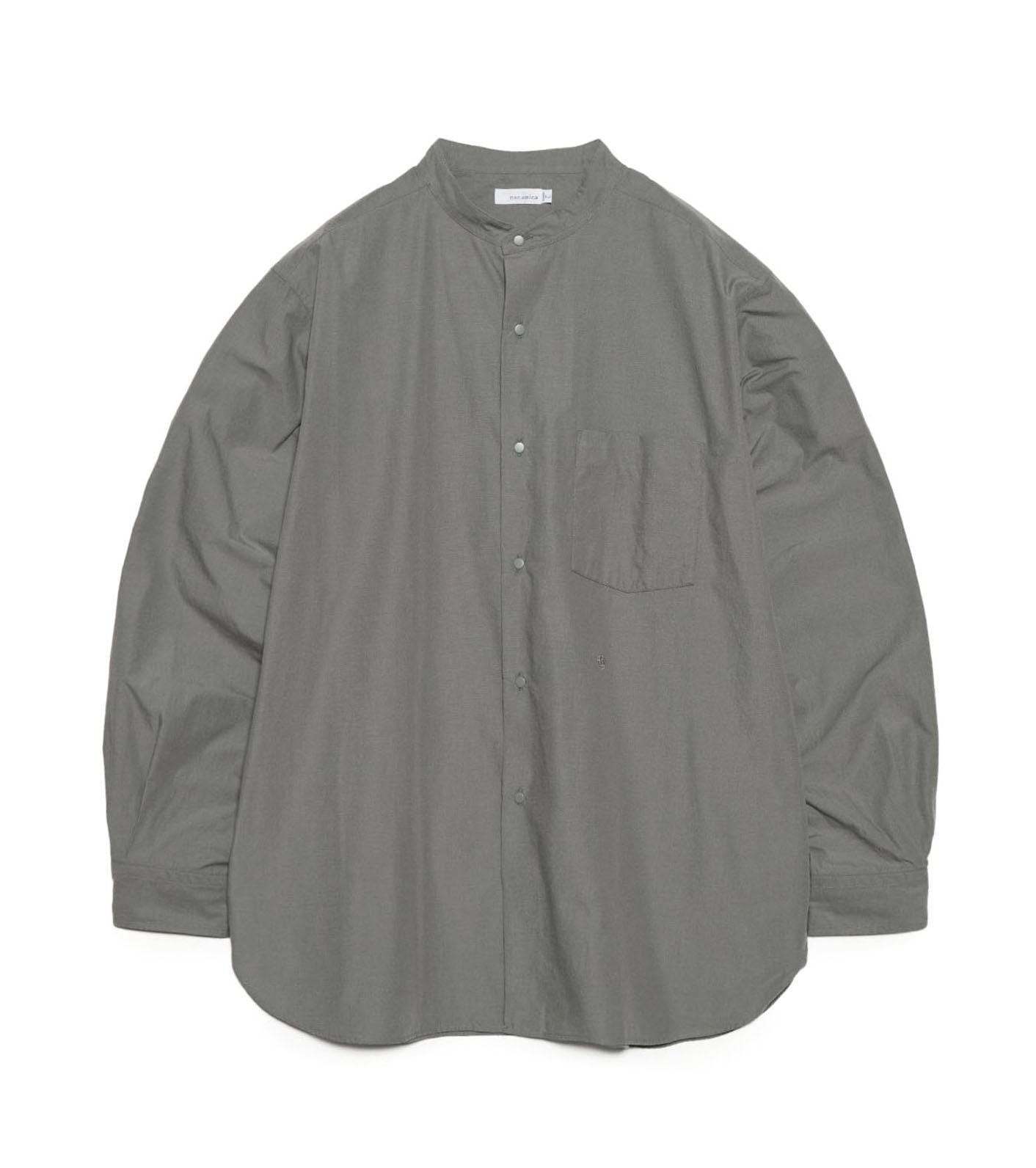 nanamica Band Collar Wind Shirt