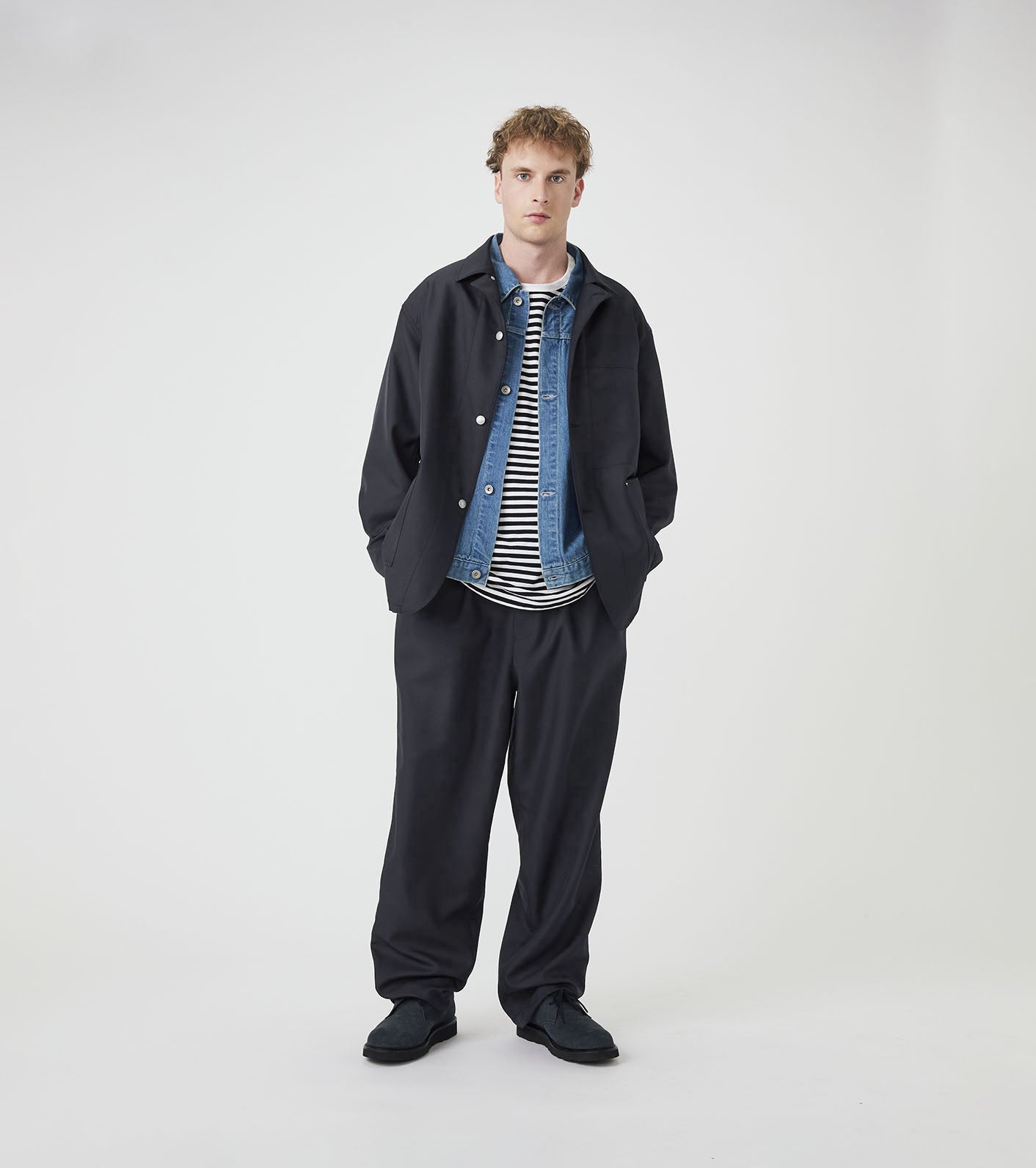 nanamica Polyester Twill Coverall Jacket