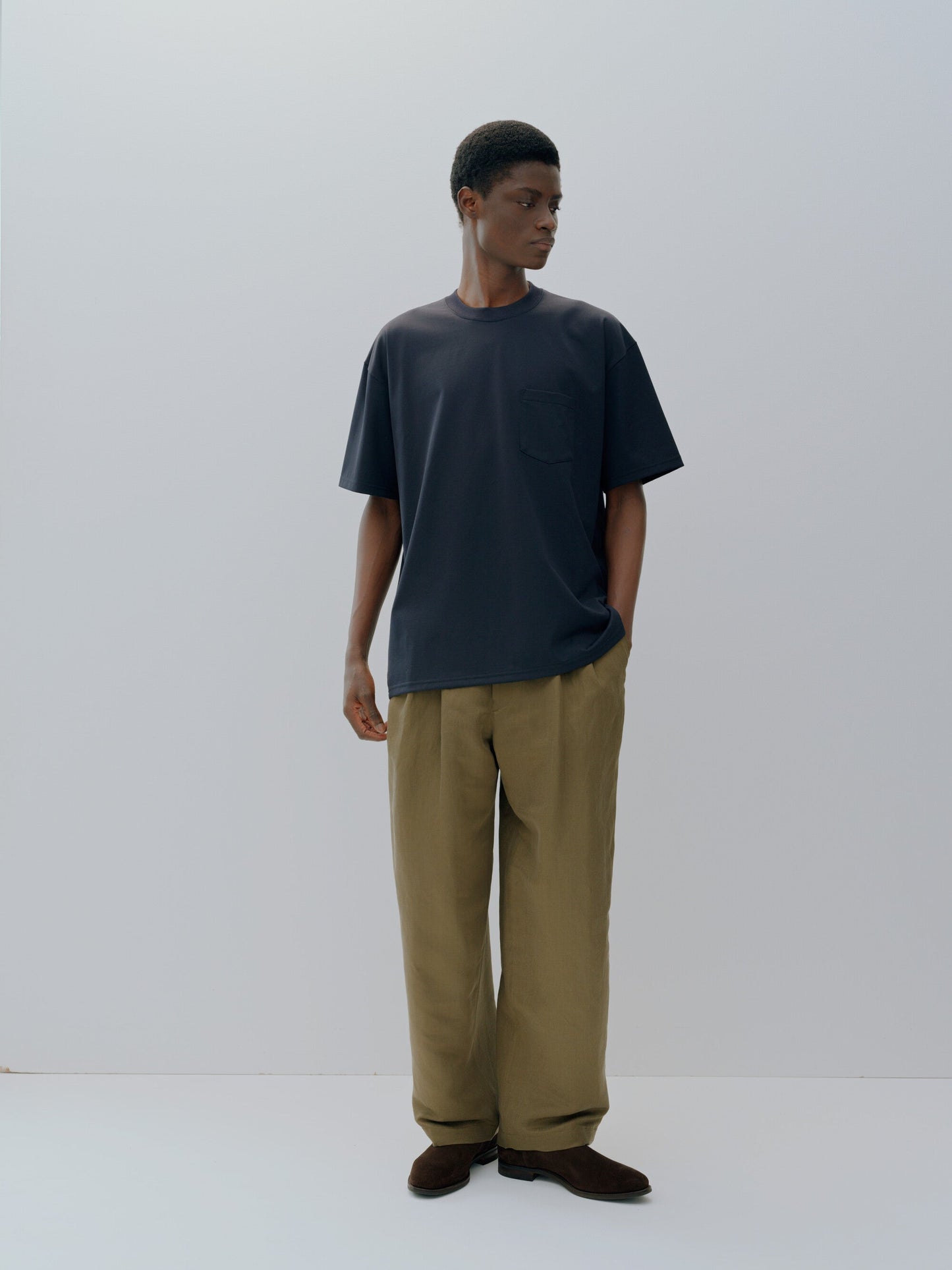 ssstein Supima Cotton Oversized Pocket Tee