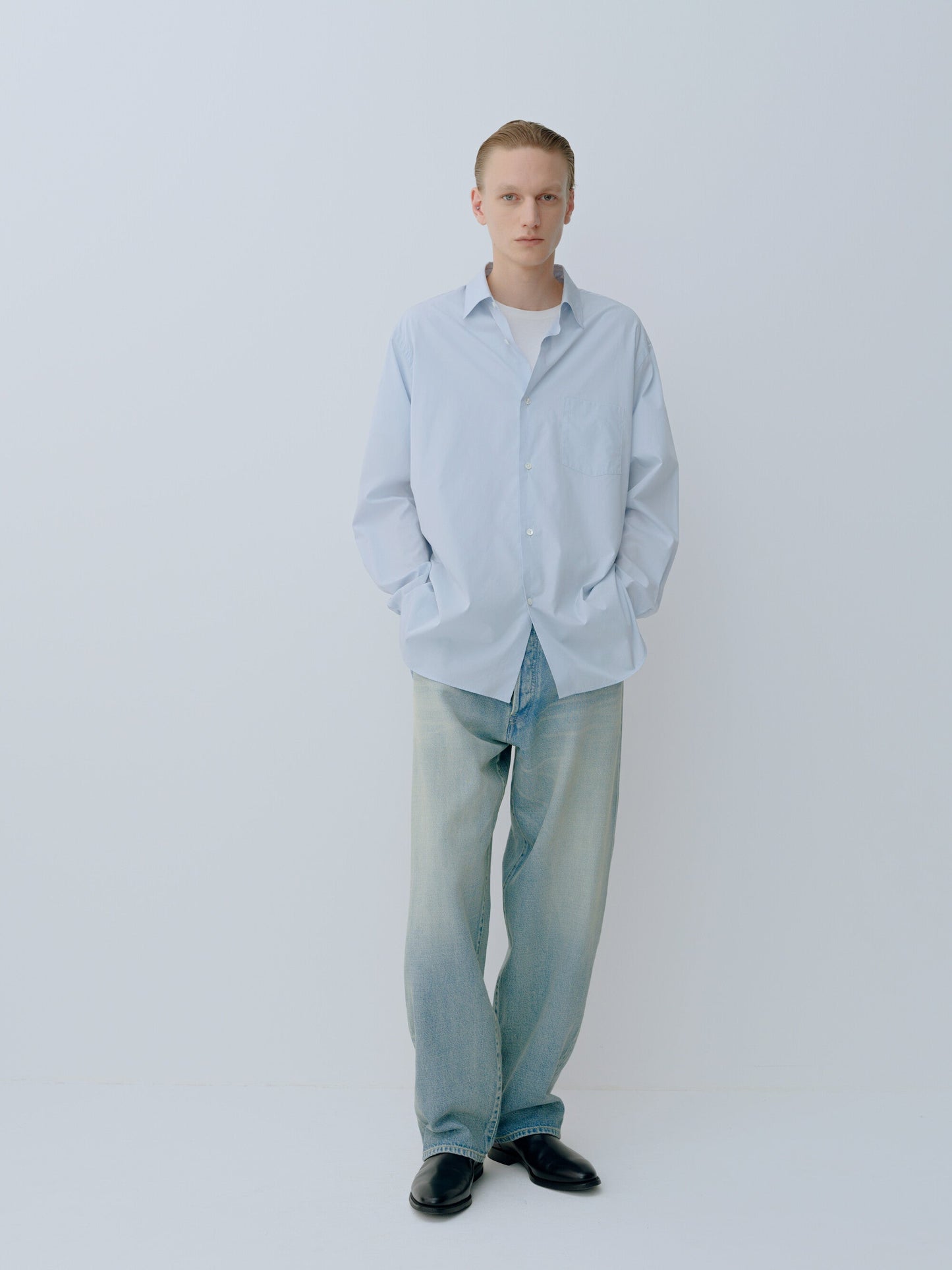 ssstein OVERSIZE FIT DENIM PANTS
