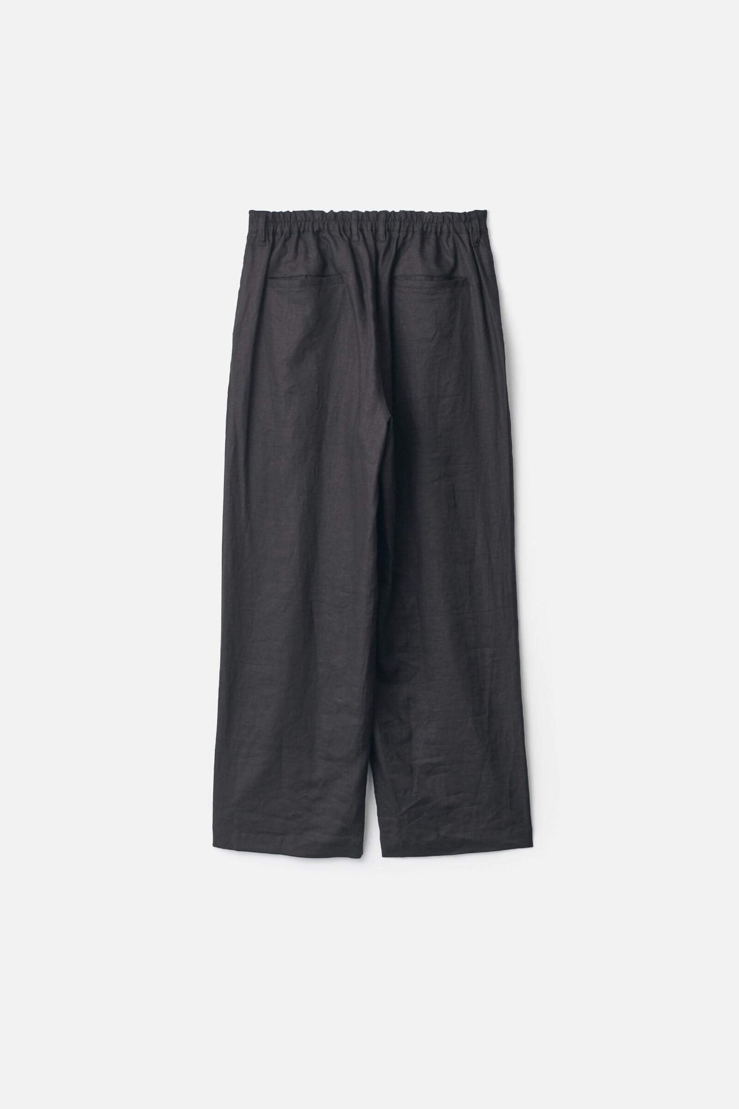 ssstein LIGHT LINEN WIDE EASY TROUSERS