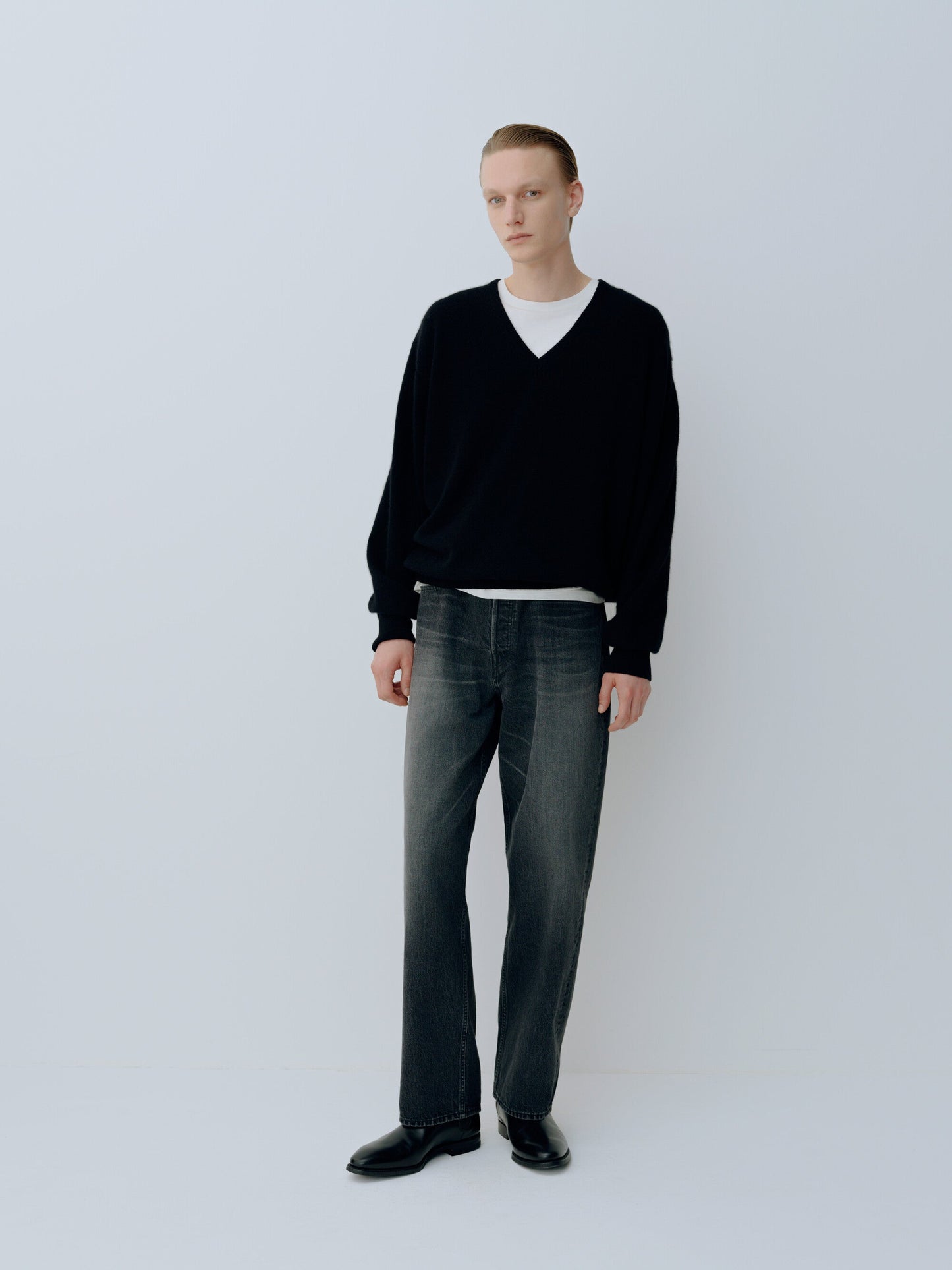 ssstein RELAX FIT DENIM PANTS