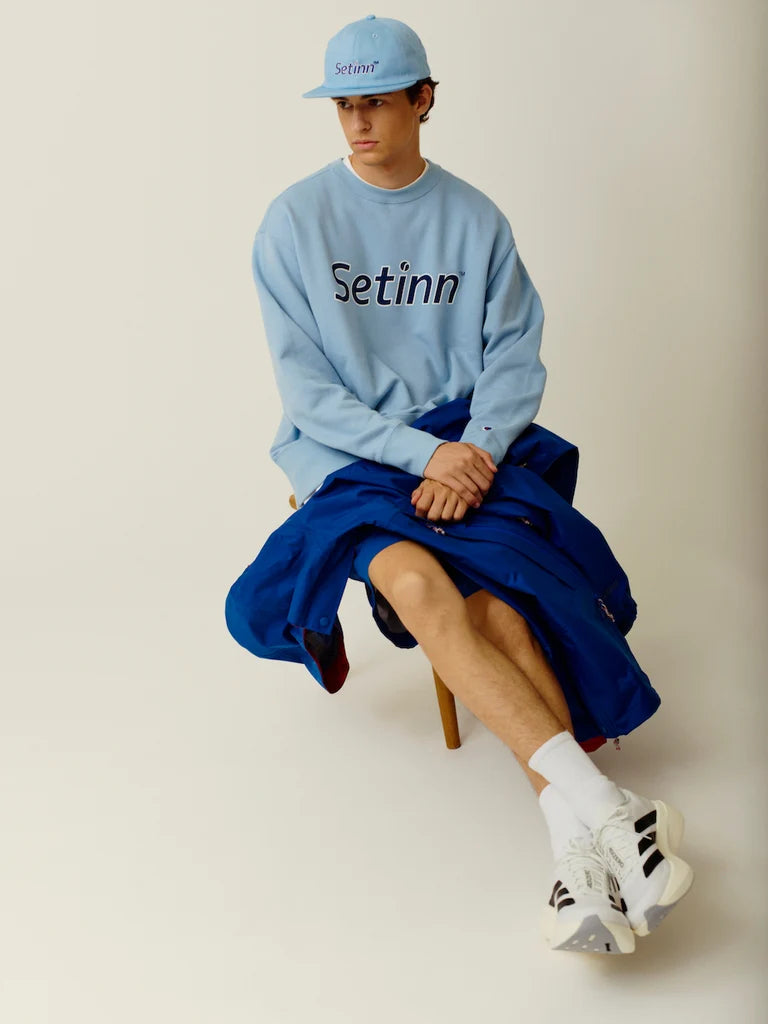 Setinn × Champion Script Outline Crew