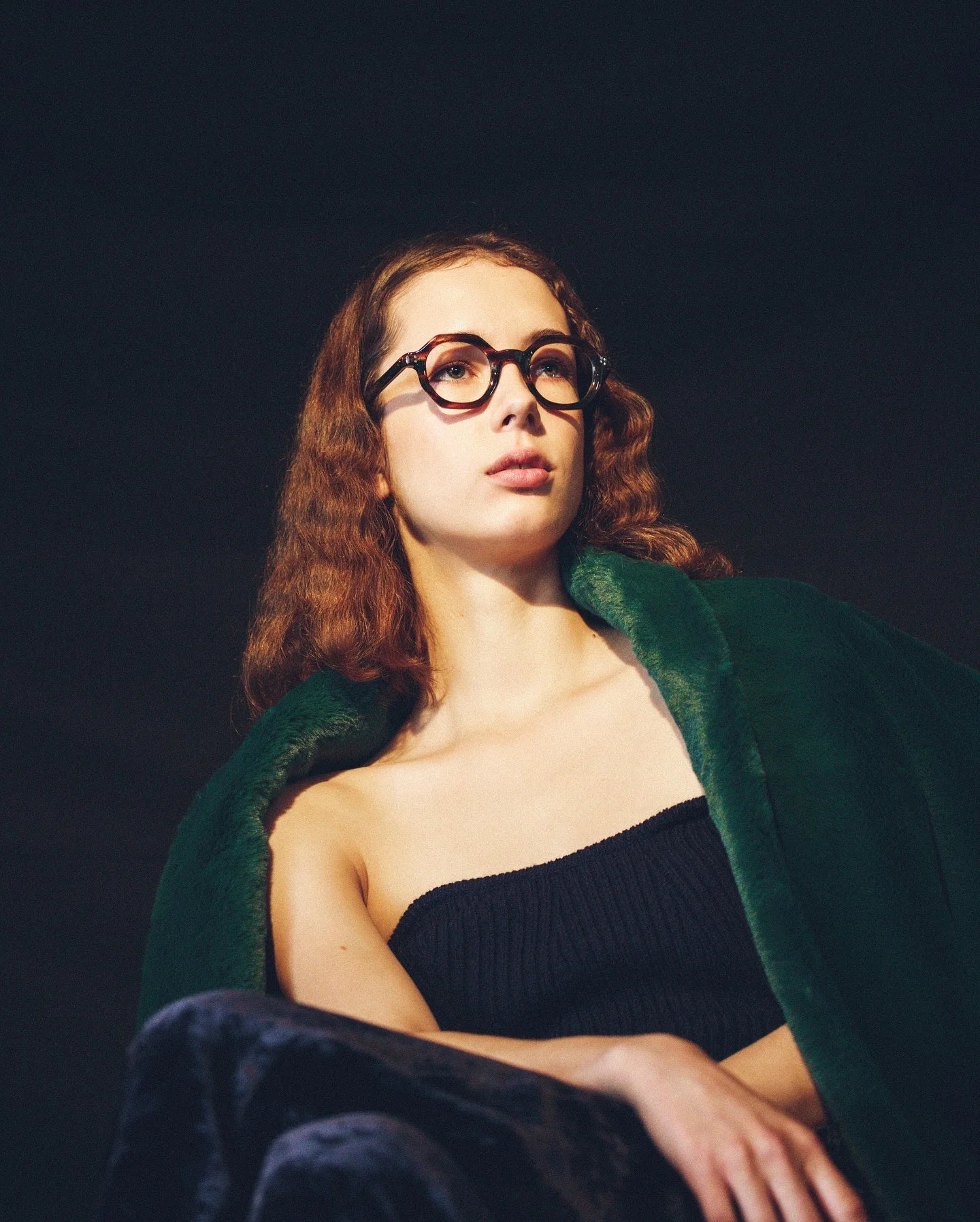 YELLOWS PLUS EYEGLASS FRAME GERALD Amber Mix